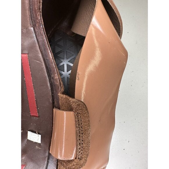 Marni Beige Brown Patent Leather Platform Pumps Spring 2009 RTE Sz 38 / 8 US - Picture 10 of 13